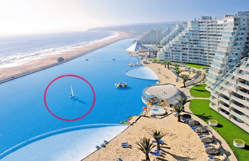 Crystal Lagoon San Alfonso del Mar resort