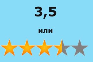 здездочки рейтинга